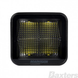 LED Work Light Square 10-30V 4x9W 3016lm Flood Beam IP67