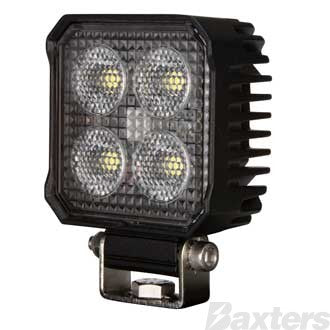 LED Work Light Square Compact 10-30V 4x6W <25W <2200lm Flood Beam TMT IP67