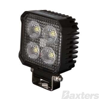 LED Work Light Square Compact 10-30V 4x6W <25W <2200lm Flood Beam TMT IP67